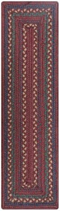 Homespice Jamestown Jute Braided Stair Treads, Rect 8x28 Set of 13