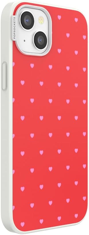 PopSockets iPhone 15 Plus Phone Case with MagSafe- Cherry Pop | Magnetic, Wireless Charging, Camera & Drop Protection, Cherry, Fruit, Electronic Accessories, For iPad/Kindle/iPhone/Android