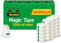 Scotch Magic Tape, Invisible, Home Office Supplies and Back to School Supplies for College and Classrooms, 24 Rolls