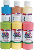 Color Splash!® Acrylic Ice Cream Colors 8 oz. (Set of 6) | Paper mache, Most decorator colors, Color Splash quality and value, Bottles of deliciously different paint