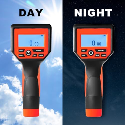 Zozen Measuring Wheel Digital Display, Imperial/Metric,12.5” Orange Roller