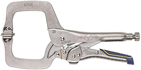 IRWIN VISE-GRIP Welding Pliers, Fast Release, C-Clamp with Swivel Pads, 11-Inch (IRHT82586)