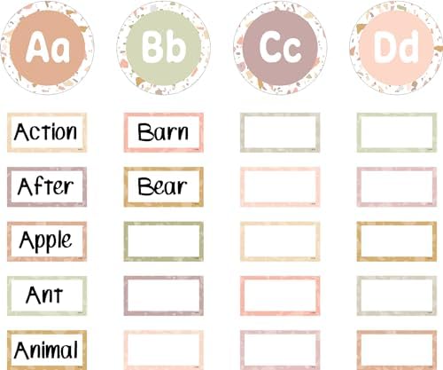 Teacher Created Resources Terrazzo Tones Word Wall Bulletin Board (TCR7205) (Pack of 2)