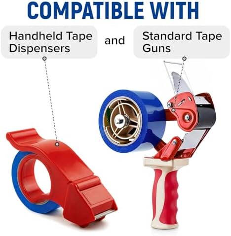 2" x 110 Yards Blue Packing Tape, 2 Rolls