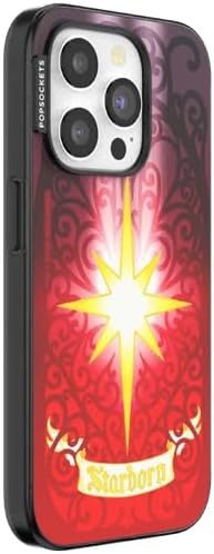 PopSockets iPhone 15 Pro Phone Case with MagSafe- Mirror Starborn | Magnetic, Wireless Charging, Camera & Drop Protection, Acotar, Throne, Glass, Sarah, Bookish