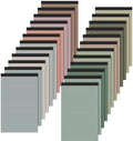 Lincia 24 Pcs 5" x 8" Small Legal Pads Colored Lined Note Pads Narrow Ruled Writing Notepads 50 Sheets Per Micro Paper Notebook Lined and Perforated for College Office Supplies (Fresh Colors)