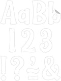 Teacher Created Resources Self-Adhesive White 4" Wild Whimsy Letters Combo Pack (TCR9644)