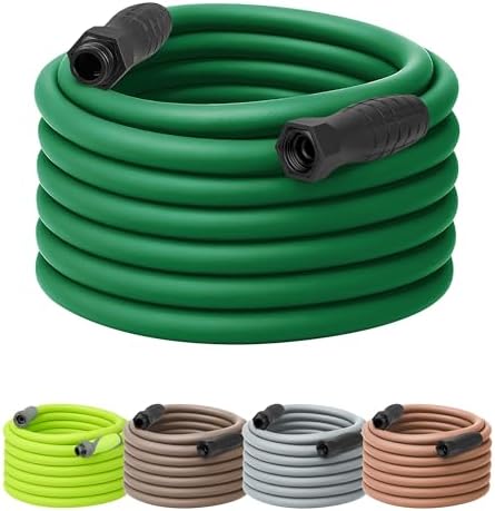 Flexzilla Colors SwivelGrip Garden Hose 5/8 in. x 75 ft., Lightweight All-Weather Water Hose, Durable and Flexible, Leak-Free Connections, Forest Green