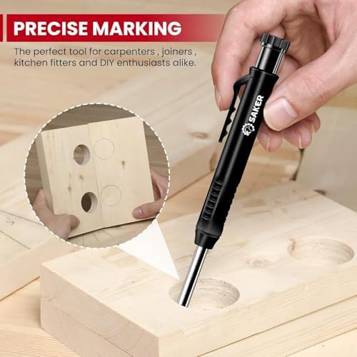Saker Contour Gauge Profile Tool Set,Unlimited Connection 2PCS and Pencil