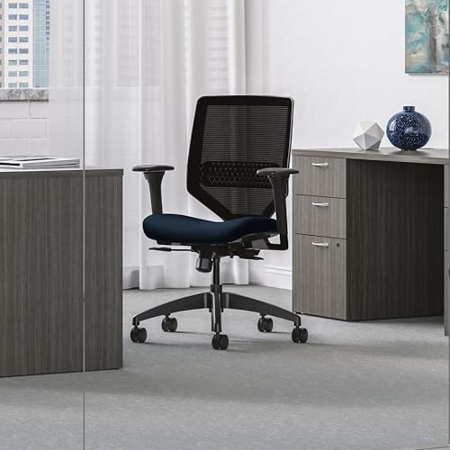 HON Solve Ergonomic Office Chair, Lumbar Support, Desk Chair, Blue