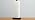 JONATHAN Y Tiggie 27" Alabaster Table Lamp, White Alabaster/Black