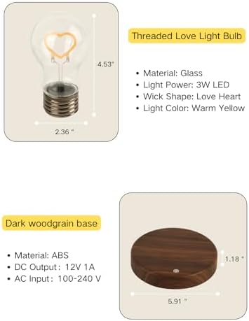 MOOCCI Magnetic Levitating Bulb Lamp, Floating Light Desk Night Light