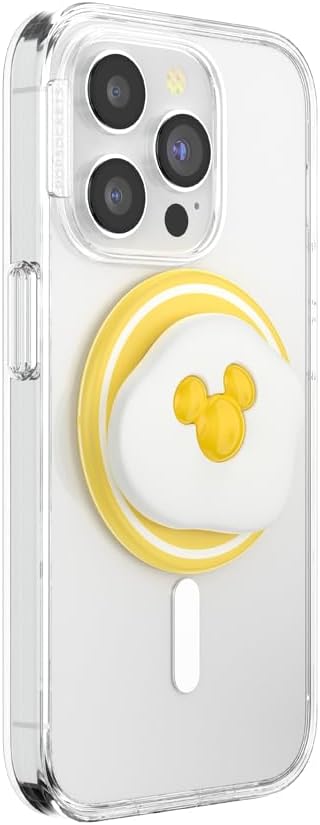 PopSockets Phone Grip for MagSafe, Magnetic Holder- Sunny Side Up | Removable, For Kindle / Android / iPhone, With Magnet, Disney, Mickey Mouse, Minnie, Fun, Cool, Unique