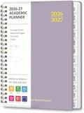 Planner 2026-2027, Weekly and Monthly Academic Planner, July 2026 - June 2027, Hardcover Calendar Agenda Book for School Year Planning, School Supplies for Teacher and Student, A5(6.3'' x 8.5'')