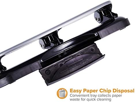 Bostitch Office EZ Squeeze 3-Hole Punch, 20 Sheet Capacity, Reduced Effort, No Jam Technology, Silver