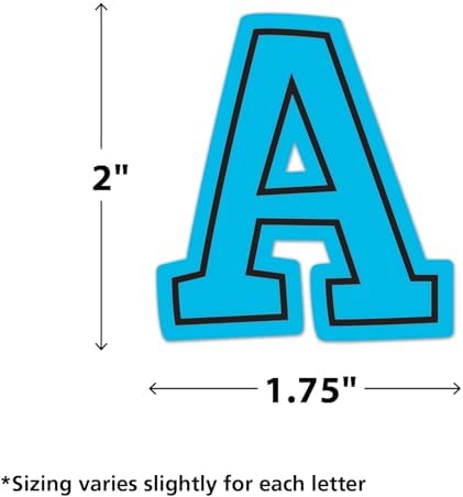 Teacher Created Resources Self-Adhesive Brights 4Ever 2" Bold Block Letters Uppercase (TCR9650)