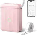 NIIMBOT D110 Mini Label Maker Machine with Tape for Home School, Pink
