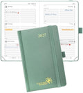 POPRUN Pocket Calendar 2027, Weekly 4" x 6.25" Pocket Calendar for Purse