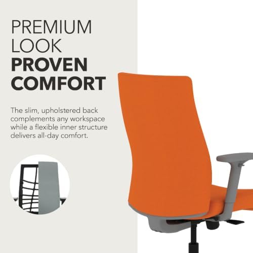 HON Ignition 2.0 Ergonomic Office Chair, Lumbar Support, Apricot