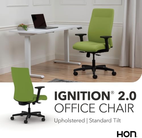 HON Ignition 2.0 Ergonomic Office Chair, Lumbar Support, Desk Chair, Pear