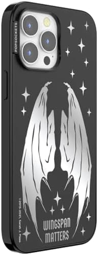 PopSockets iPhone 13 Pro Max Phone Case w/MagSafe- Wingspan | Magnetic, Wireless Charging, Camera & Drop Protection, Bookish, Acotar, Throne, Glass, Sarah