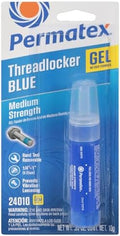 Permatex 24010 Medium Strength Threadlocker Blue Gel, 10 g Gel Twist Applicator