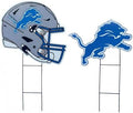 NFL Logo & Helmet 2 Pack Yard Sign Set