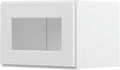 Furinno Shaker Wall Kitchen Cabinet, with Single Door, Glass Not Included, Ready to Assemble, 12 D x 18 W x 12 H, White