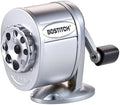 Bostitch Metal Manual Pencil Sharpener, Silver (MPS1-CH)