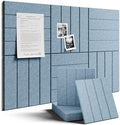 Fluxynara Felt Bulletin Board & Cork Board Alternative, Dusty Blue