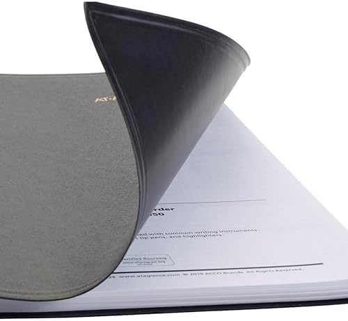 AT-A-GLANCE 2026 Appointment Book Planner, Daily, 8" x 11", Large, Four Person Group, Black (708220526)