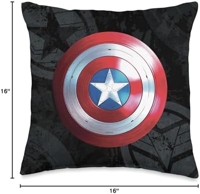 The Falcon and The Winter Soldier Captain America Shield Throw Pillow