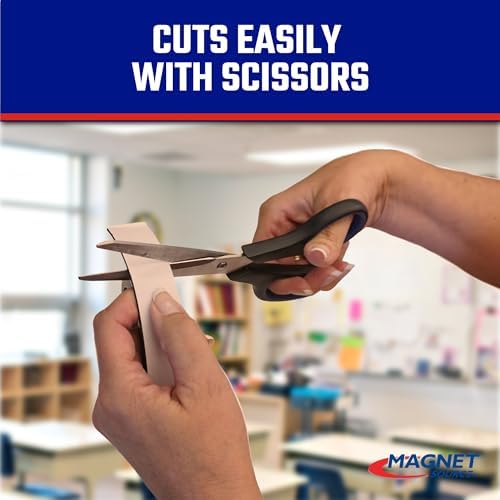 Master Magnetics Flexible Magnetic Tape - Magnet Strip with Strong Adhesive Backing for Walls, Boards, Signs, and More - 0.06" Thick - 0.75" W - 100 Ft - 1 Roll