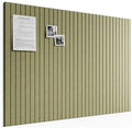 Bumusty 48"x 36" Large Felt Bulletin Board Tiles, Olive Green
