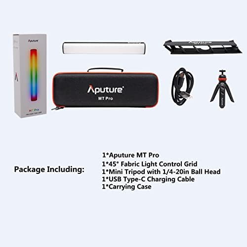 Aputure MT Pro RGB Video Light Wand Stick,7.5W CCT 2000K -10000K(30cm)