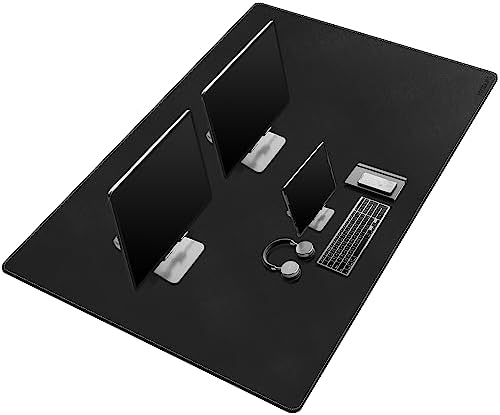 Mydours 55"x28" Extra Large Desk Mat - Full Desk Blotter Pad, (Black)