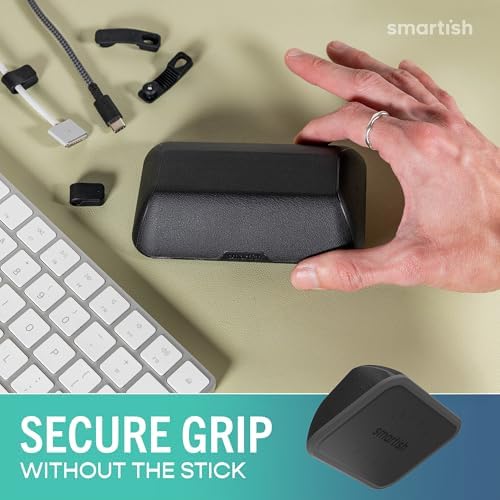 Smartish Magnetic Cord Holder, Bigger Cable Wrangler, Office Desk Organizer