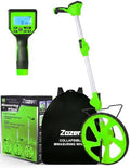 Zozen Measuring Wheel Digital Display, Imperial/Metric,12.5” Green Roller