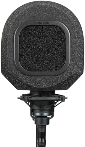 Soundbox Vocal Recording Isolation Booth, Portable Microphone Shield, Pop Filter for Studio-Quality Sound for Singing, Podcasting, Acoustic High-Density Foam Ball, Soundproof Box (Hydrophobic Foam)