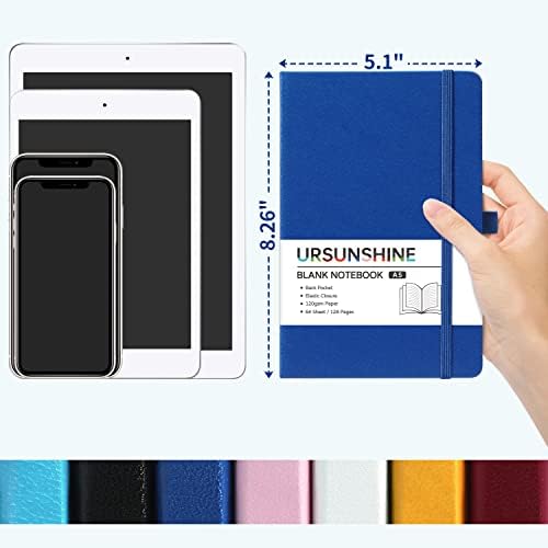 Blank Journal/Notebook - Classic Notebook/Journal with Ribbon Divider