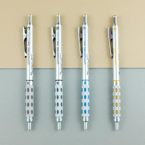 Pentel Graph Gear 1000 Automatic Drafting Pencil, 0.7mm Lead Size, Blue Barrel, 1 Each (PG1017C)