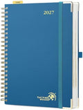 POPRUN 2027 Daily Planner One Page Per Day, Large 8.5" x 12" Calendar Book