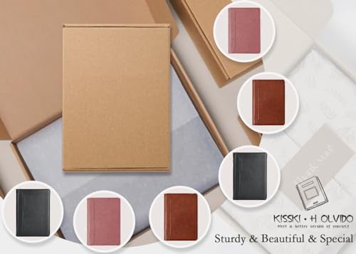 KISSKI A5 Planner Binder Padfolio for Women, Small 6 Ring Resume Folders for Interview, Vegan Leather Portfolio Organizer Folio with Zipper and 1pc A5 Notepad, Business Card/Pen Holder, Gifts, Pink