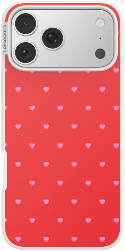PopSockets iPhone 17 Pro Max Phone Case with MagSafe- Cherry Pop | Magnetic, Wireless Charging, Camera & Drop Protection, Cherry, Fruit, Electronic Accessories, For iPad/Kindle/iPhone/Android