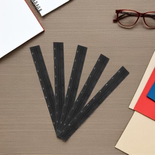 100pcs Black Plastic Paper File Fasteners for Presentation Folders