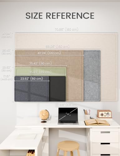 Fluxynara 23.6" x 17.1" Bulletin Board, Dusty Blue