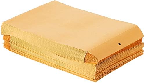 Mead Envelopes, 10" x 13", Clasp Closure, Brown Kraft All-Purpose 24-lb Paper Mailing Envelopes, 15 Count (76022)