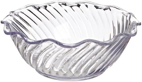 Carlisle FoodService Products 453307 Plastic Dessert Bowls, 13 oz, Clear (Pack of 24)