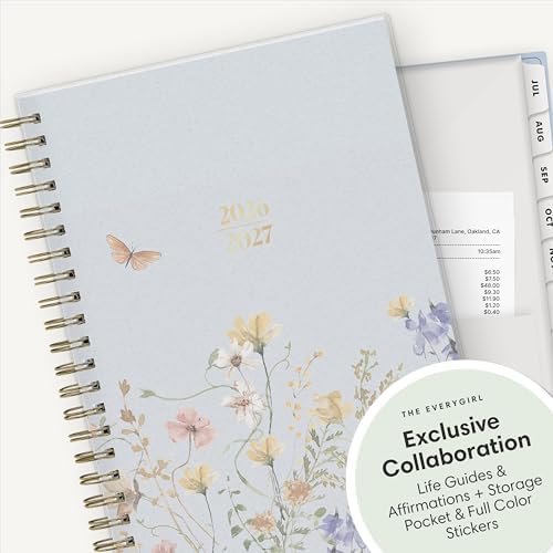 Blue Sky 2026-2027 Weekly & Monthly Academic Planner, 5"x8", Stratford