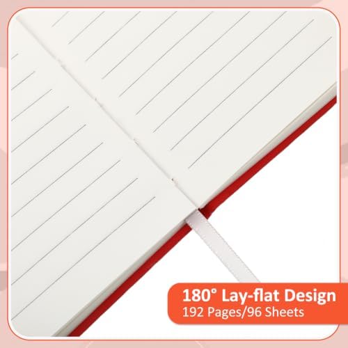 Ceenna 16 Packs Pocket Small Notebook Journals Mini Notebook Bulk 192 Pages/96 Sheets Hardcover with Thick Lined Paper 3" x 4.4" A7 Small Notepad Bright Color for Office Journey Supplies